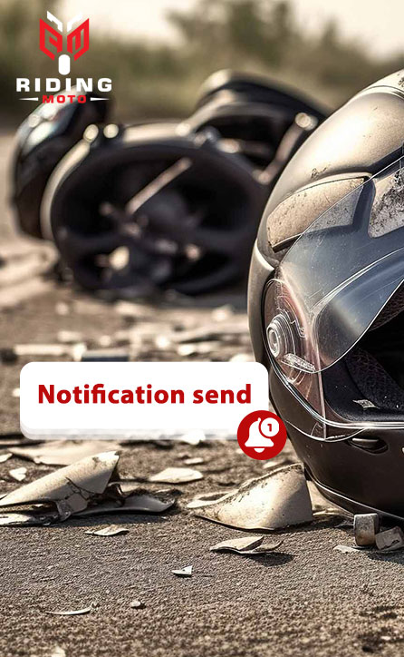 Riding Moto Crash Guard Alert