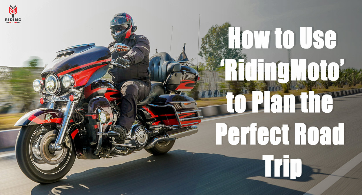 riding motorcycle perfect road trip