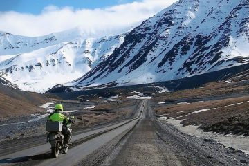 Scenic Motorcycle Rides in Alaska