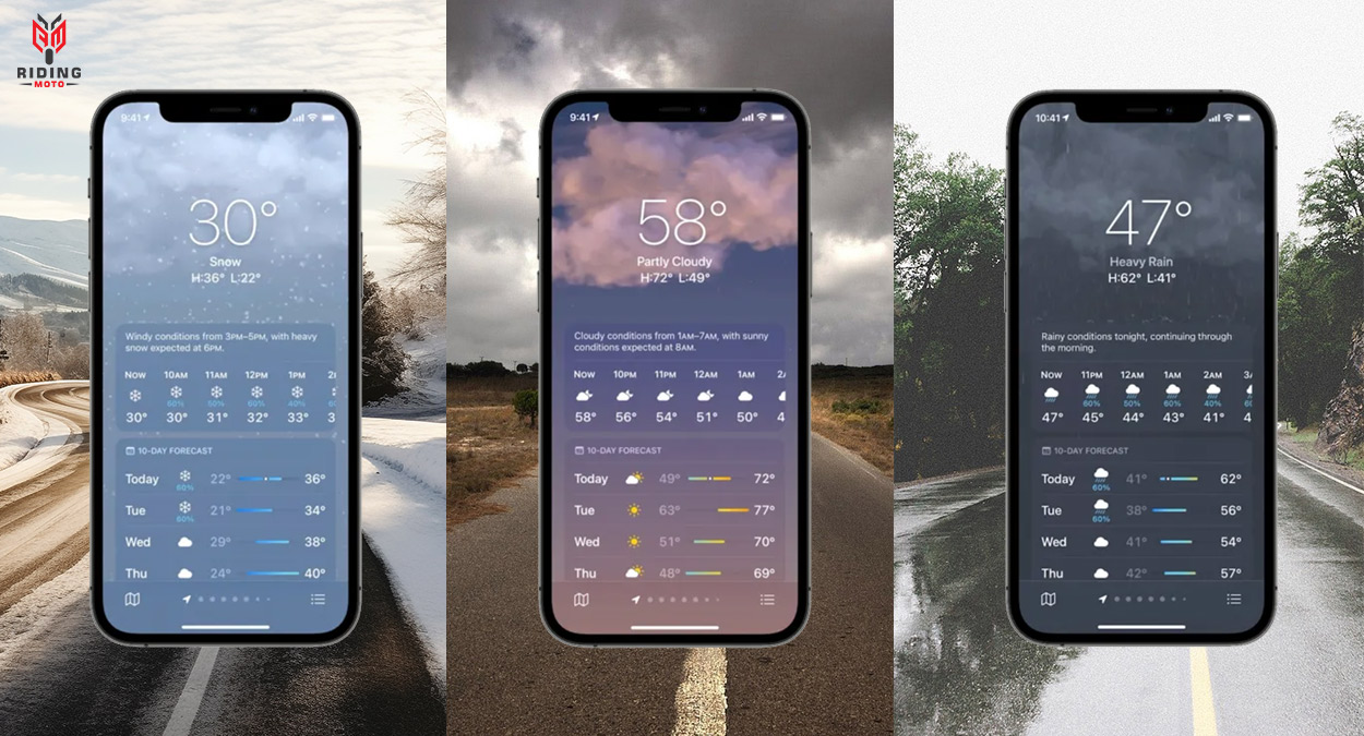How RidingMoto Helps Riders Navigate Seasonal Hazards